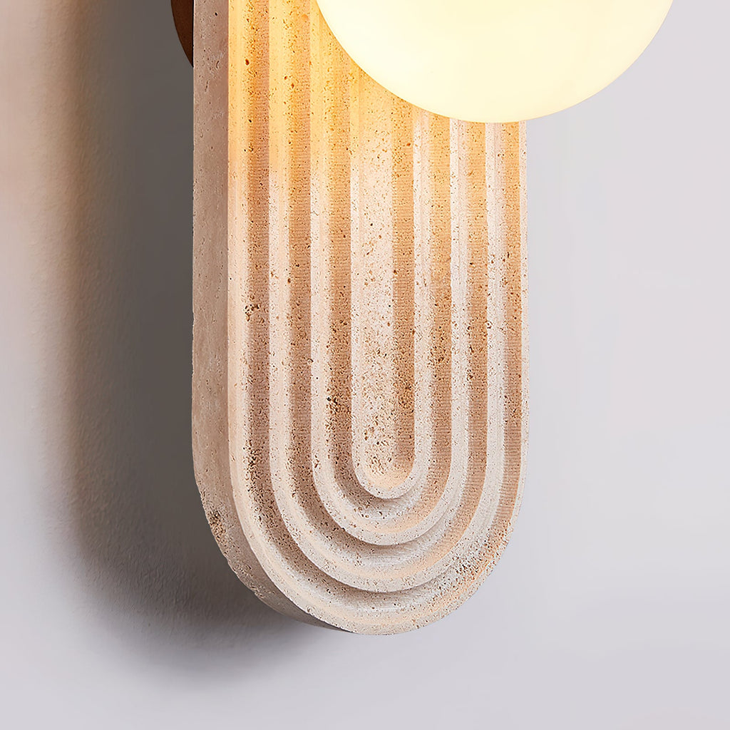 Pearla Travertine Wall Lamp — product view 18