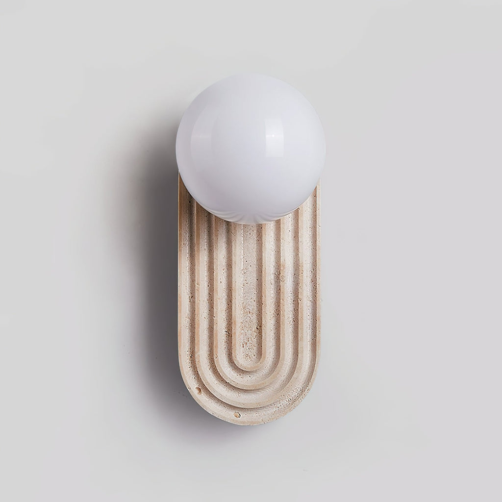 Pearla Travertine Wall Lamp — product view 16