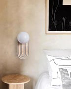 Pearla Travertine Wall Lamp — product view 4