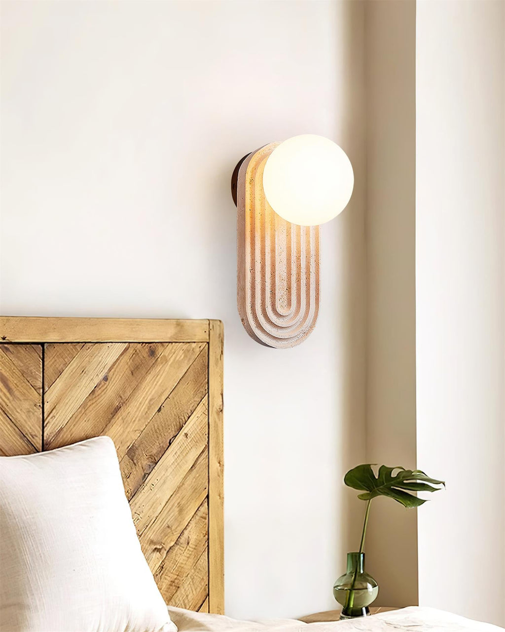 Pearla Travertine Wall Lamp — product view 12