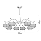 Penton Glass Chandelier — product view 6
