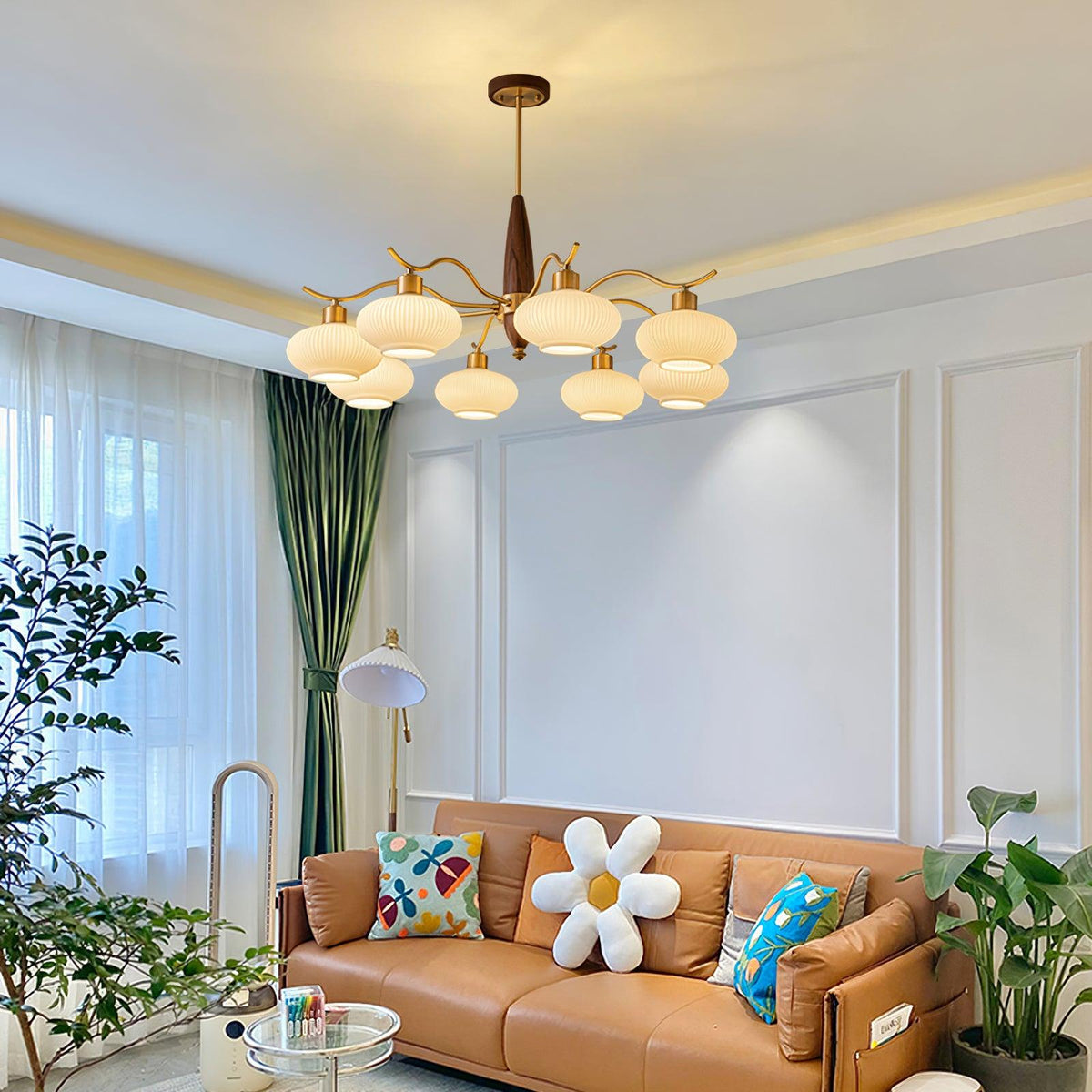 Penton Glass Chandelier — product view 2