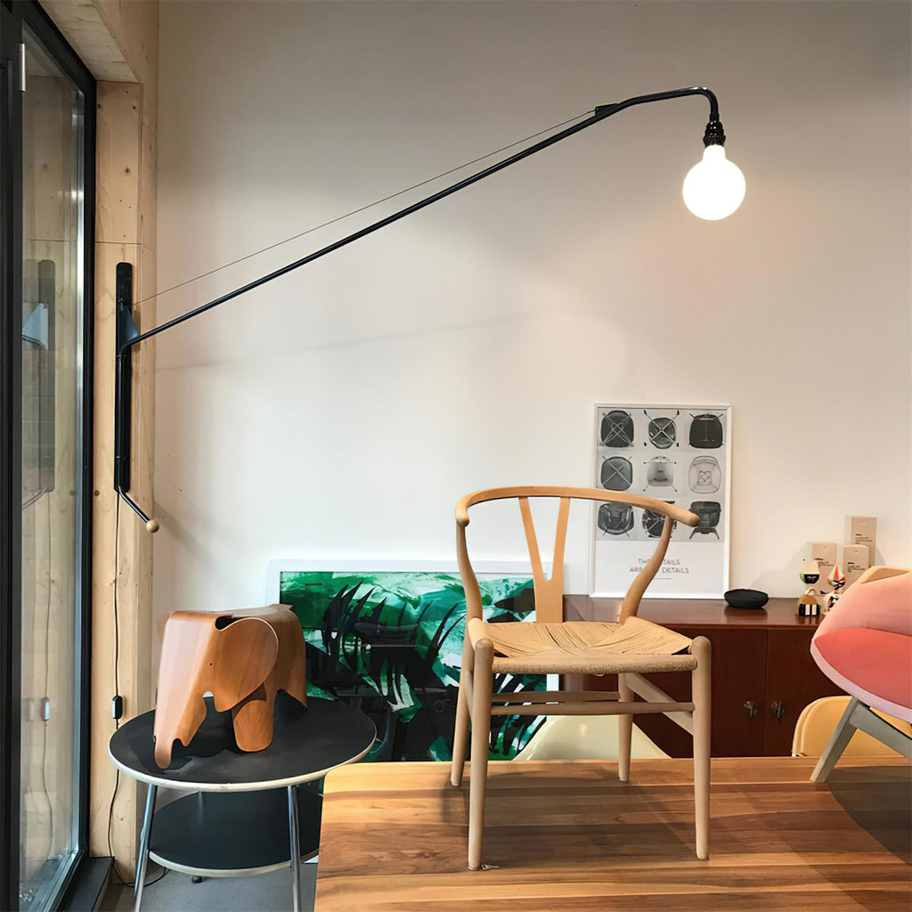 Swing Arm Metal Wall Lamp — product view 2