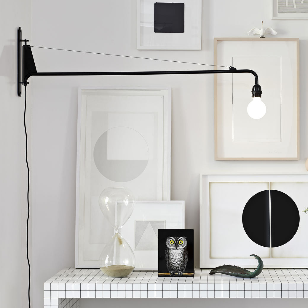 Swing Arm Metal Wall Lamp — product view 3