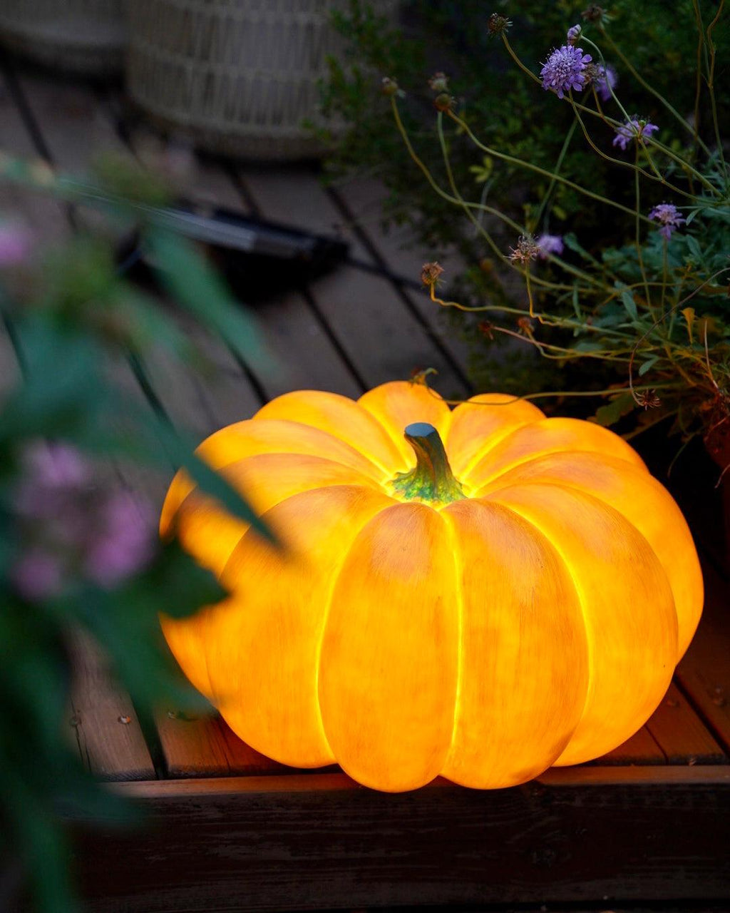Pumpkin Metal Table Lamp — product view 20