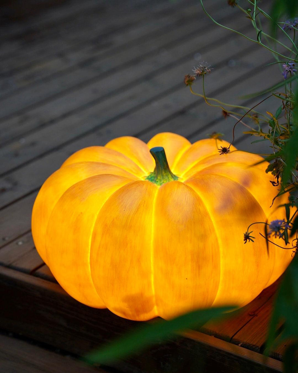 Pumpkin Metal Table Lamp — product view 28