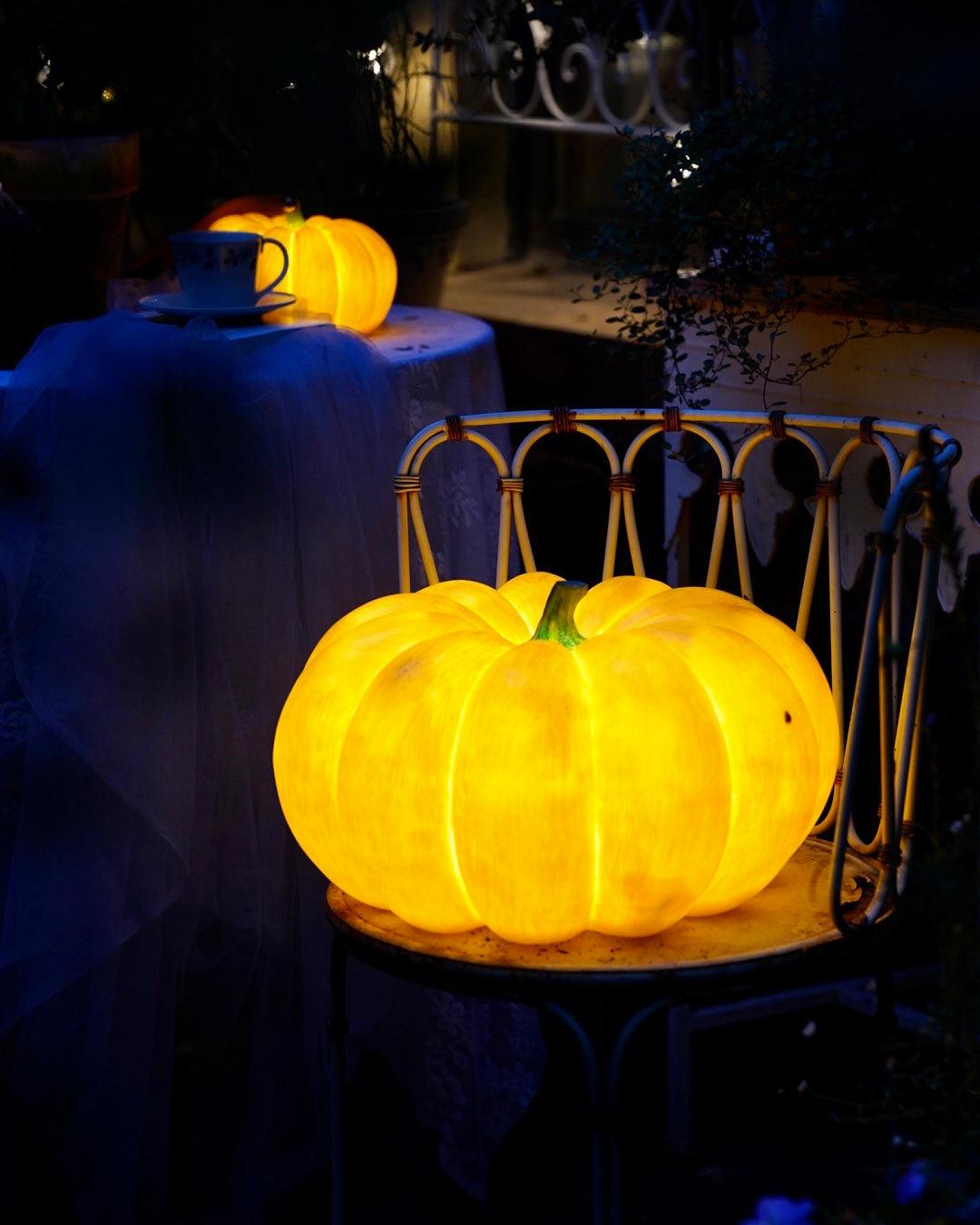 Pumpkin Metal Table Lamp — product view 35