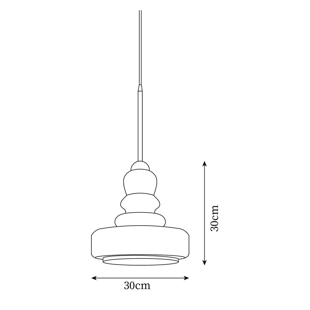 Putzer Glass Pendant Lamp — product view 4