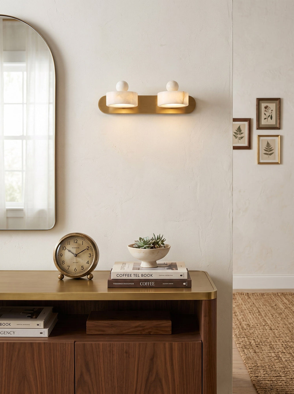 Tavros Alabaster Wall Sconce — product view 8