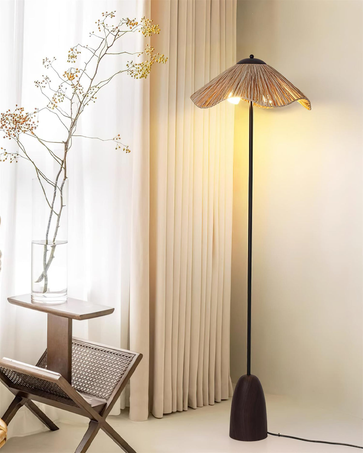 Rania Wood Floor Lamp — product view 13