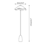 Rania Wood Floor Lamp — product view 5
