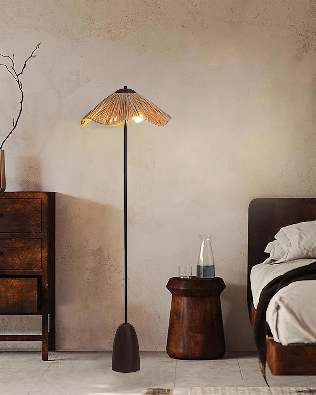 Rania Wood Floor Lamp — product view 14