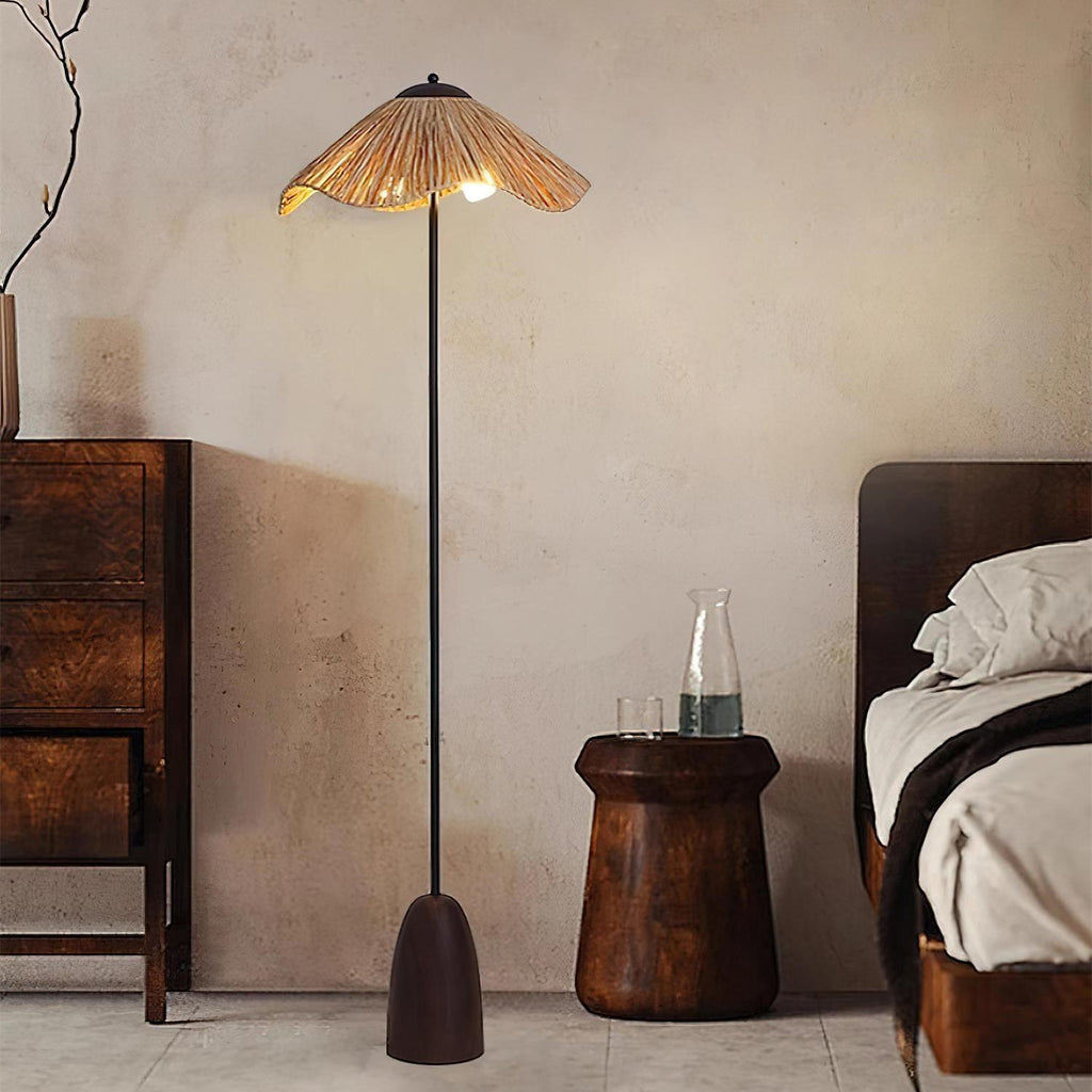 Rania Wood Floor Lamp — product view 2