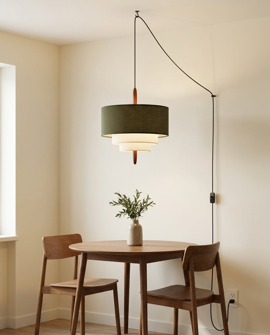 Raphia Plug In Pendant Light — product view 2