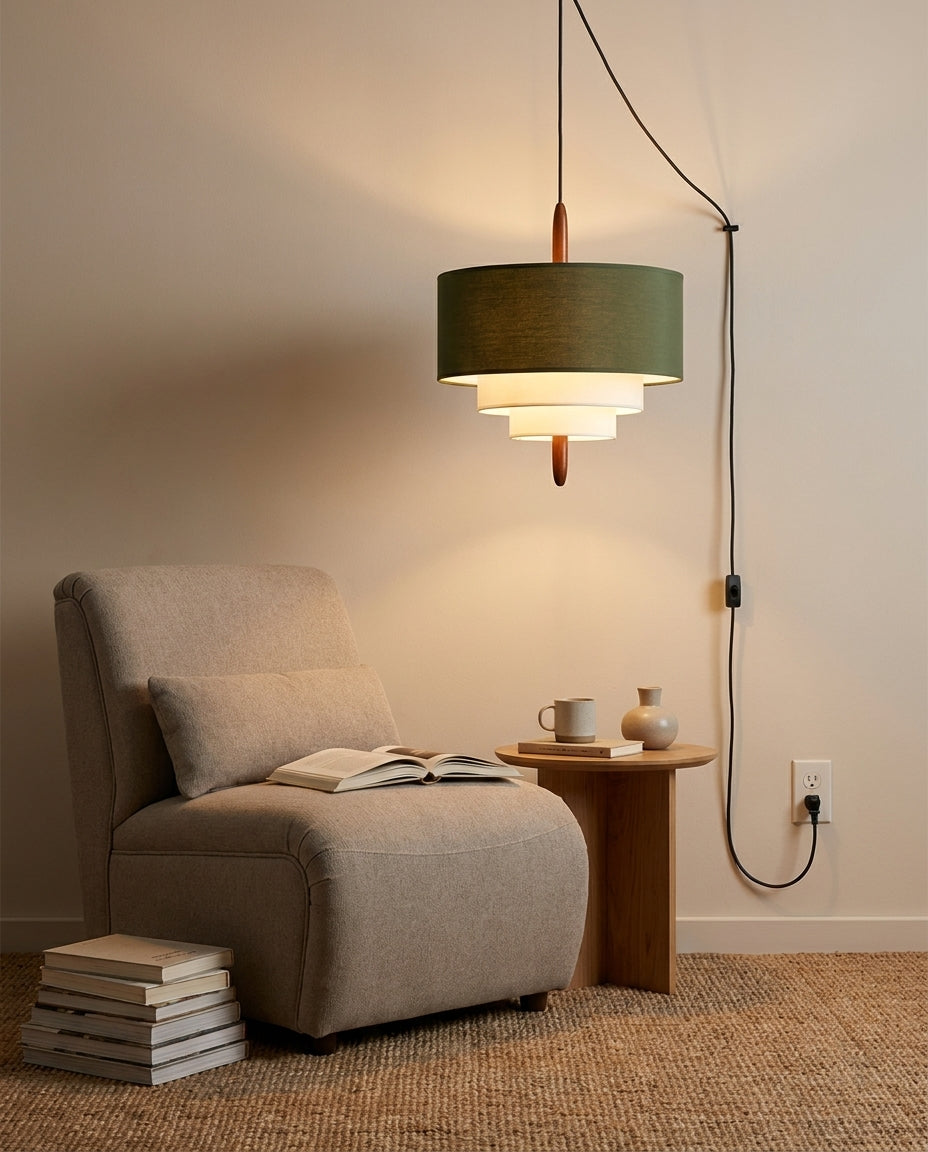 Raphia Plug In Pendant Light — product view 4