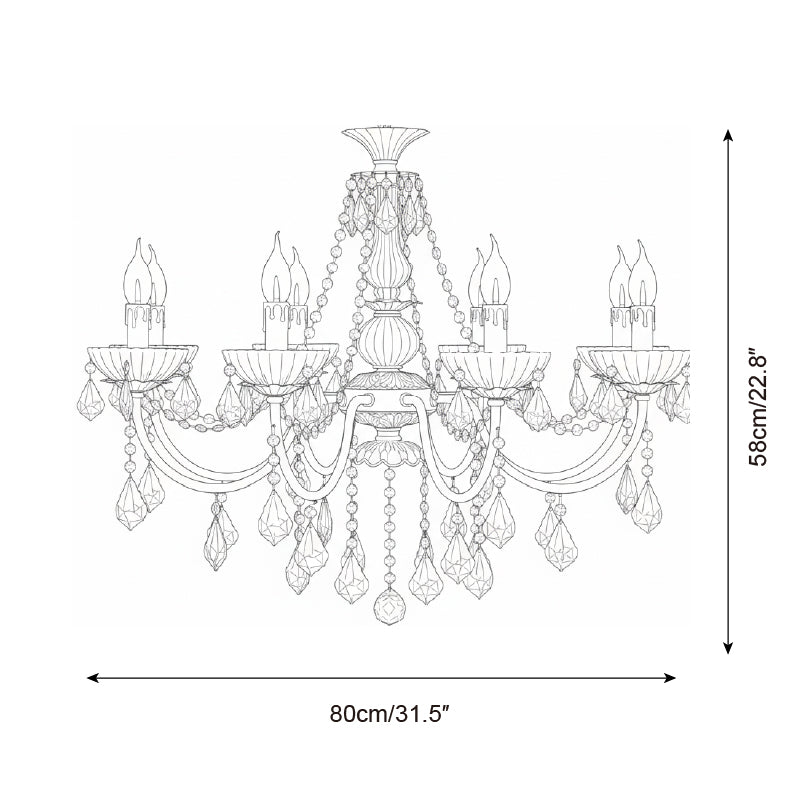 Regalia Metal Chandelier — product view 7