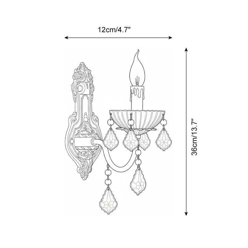 Regalia Glass Wall Lamp — product view 5