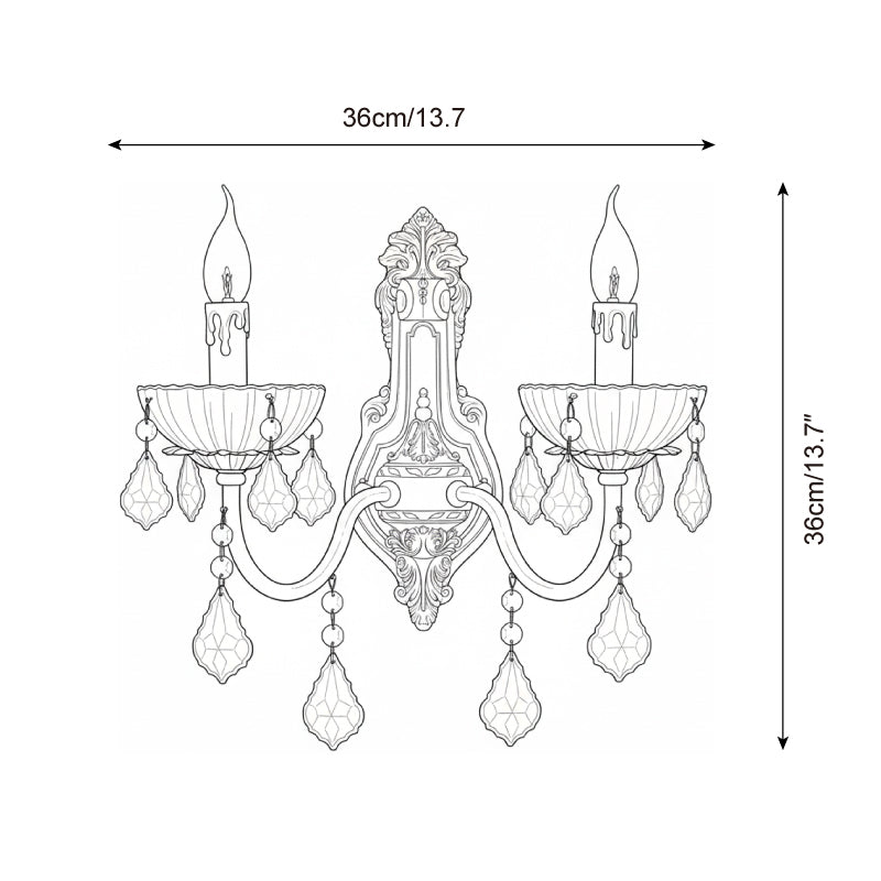Regalia Glass Wall Lamp — product view 6