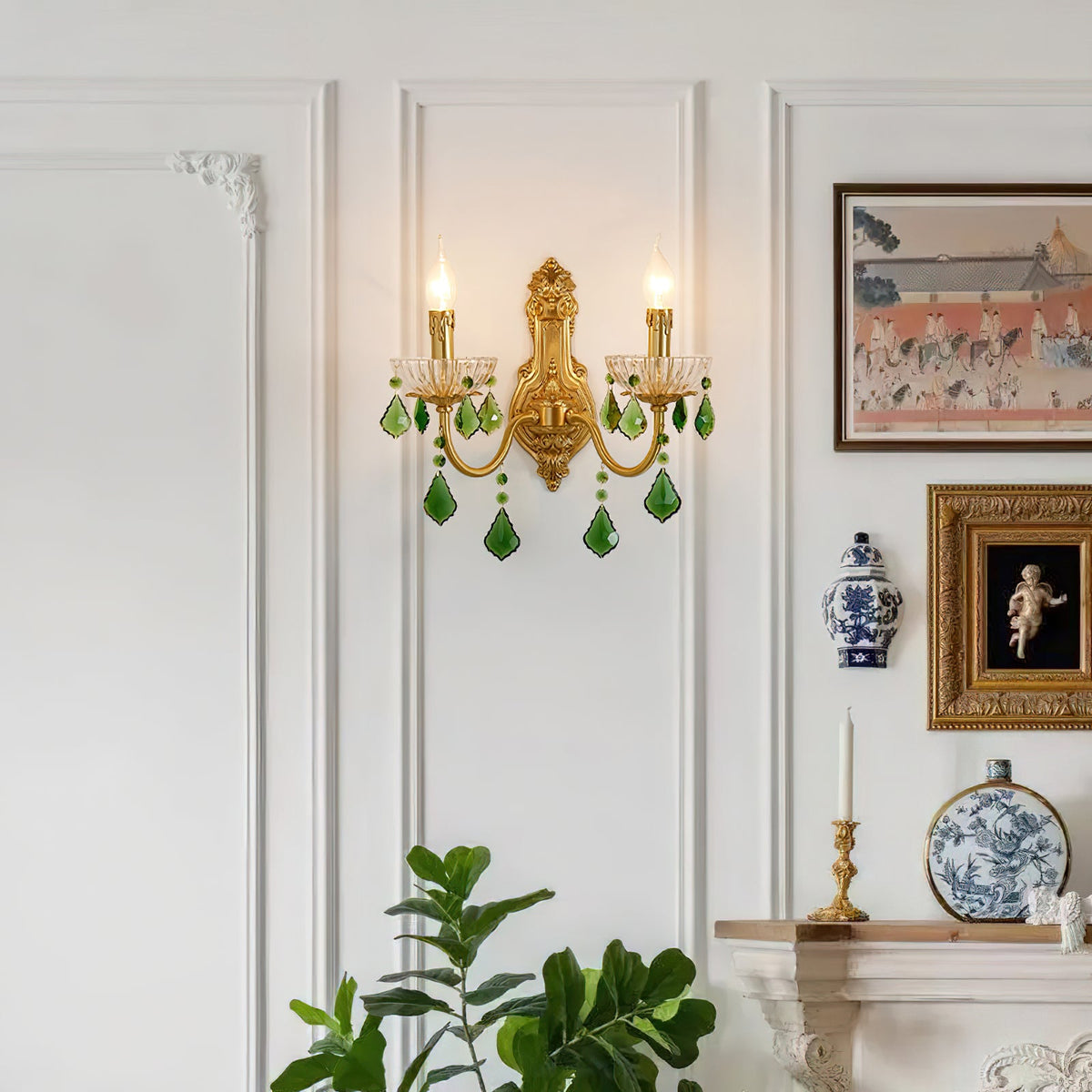 Regalia Glass Wall Lamp — product view 10