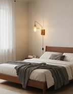 Retro Kelsey Plug In Glass Wall Light — product view 10