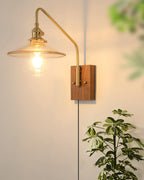 Retro Kelsey Plug In Glass Wall Light — product view 21