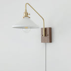 Retro Kelsey Plug In Glass Wall Light — product view 4