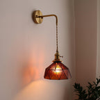 Retro Pastoral Glass Wall Lamp — product view 2