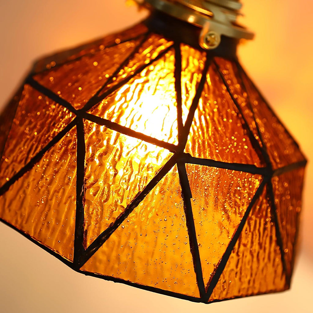 Retro Pastoral Glass Wall Lamp — product view 6