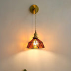 Retro Pastoral Glass Wall Lamp — product view 7