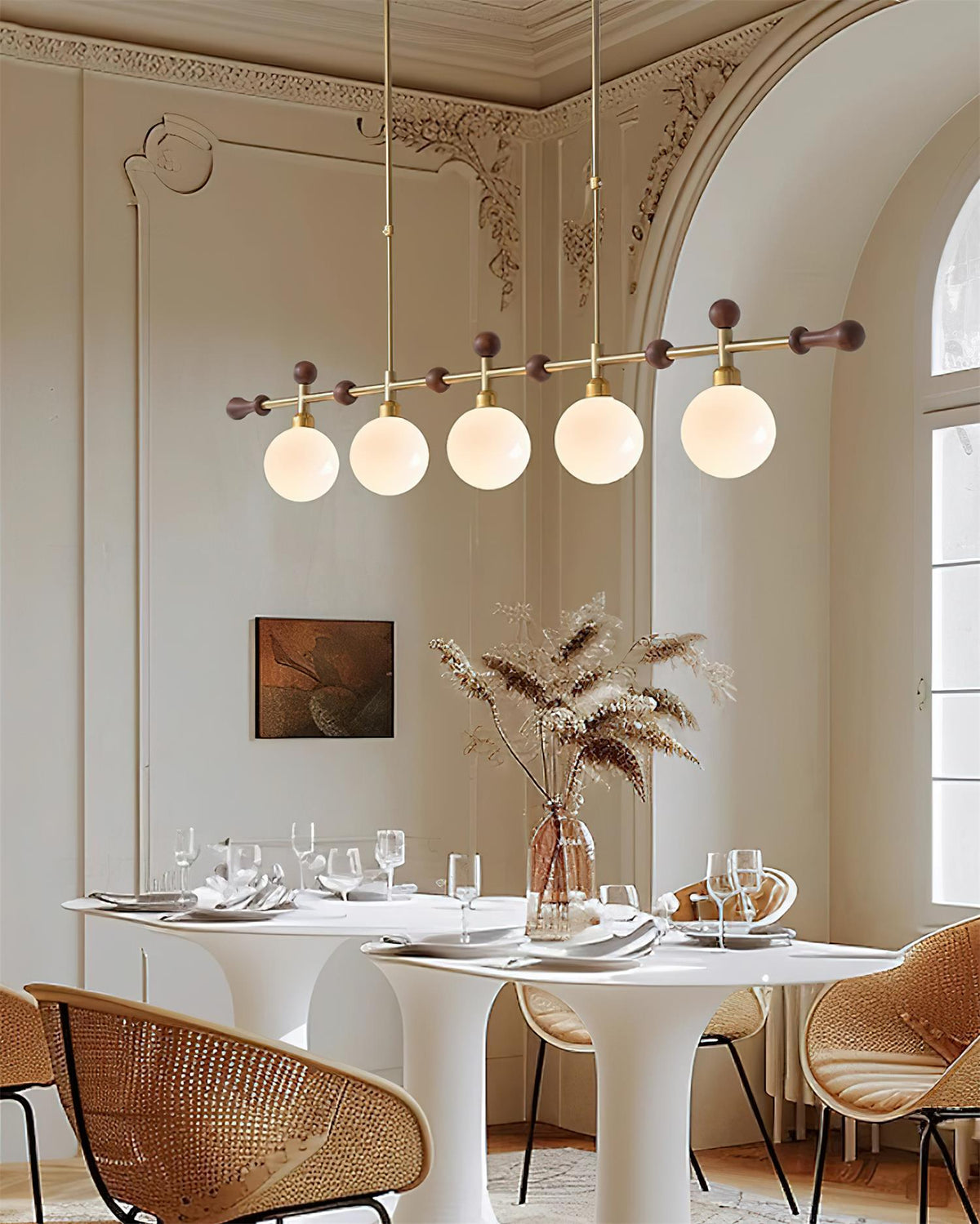 Retro Satilla Glass Chandelier — product view 4