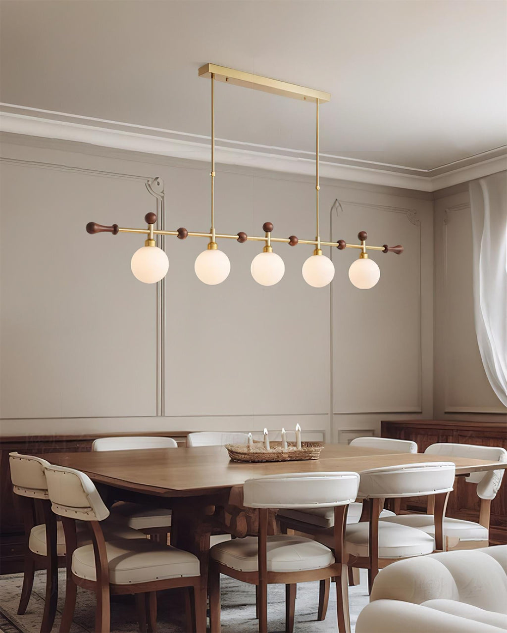 Retro Satilla Glass Chandelier — product view 10