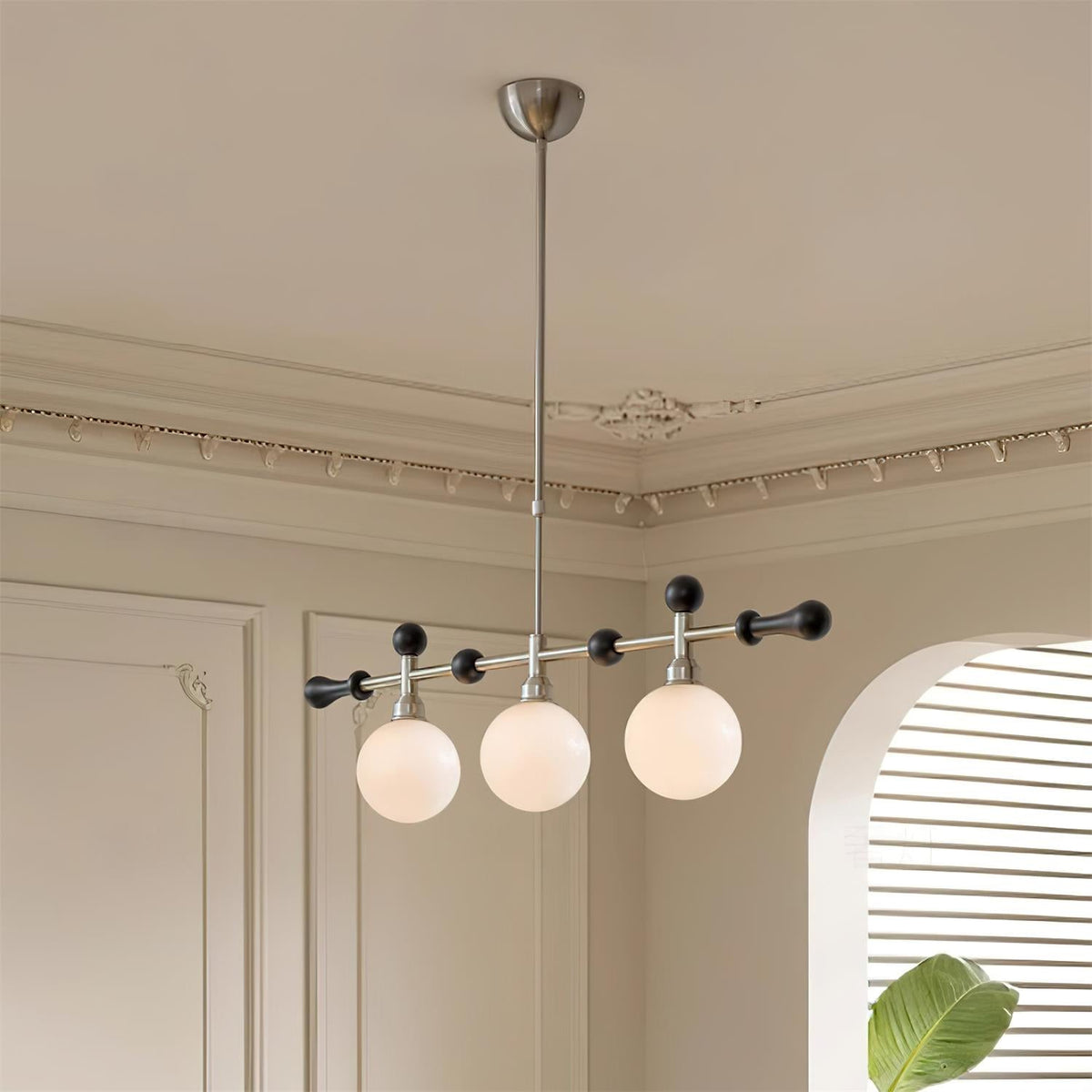Retro Satilla Glass Chandelier — product view 8