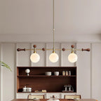 Retro Satilla Glass Chandelier — product view 2