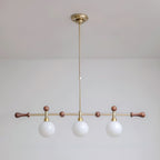 Retro Satilla Glass Chandelier — product view 15