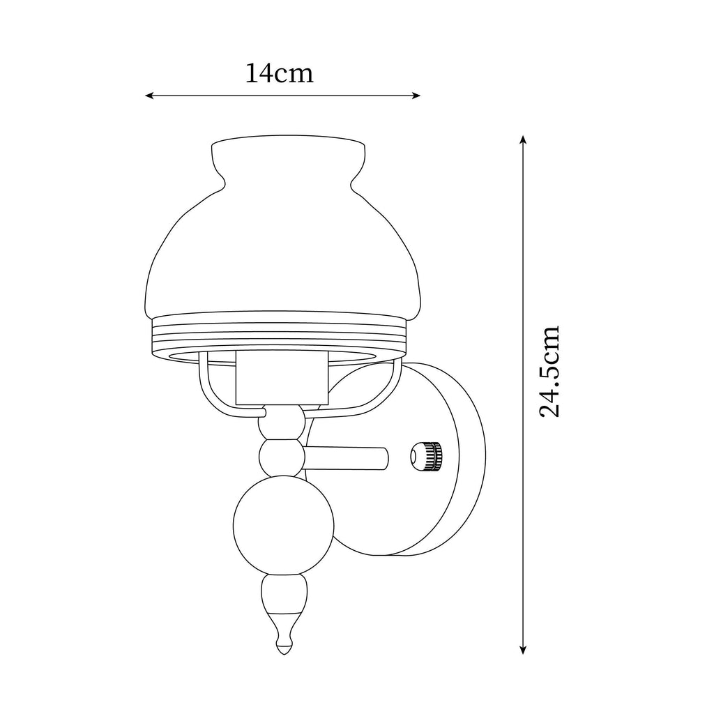 Retro Yuna Wall Lamp — product view 5