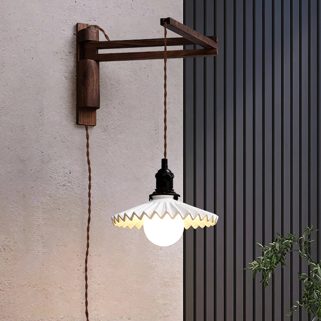 Rigale Plug In Glass Wall Lamp — product view 12