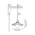 Rigale Plug In Glass Wall Lamp — product view 6