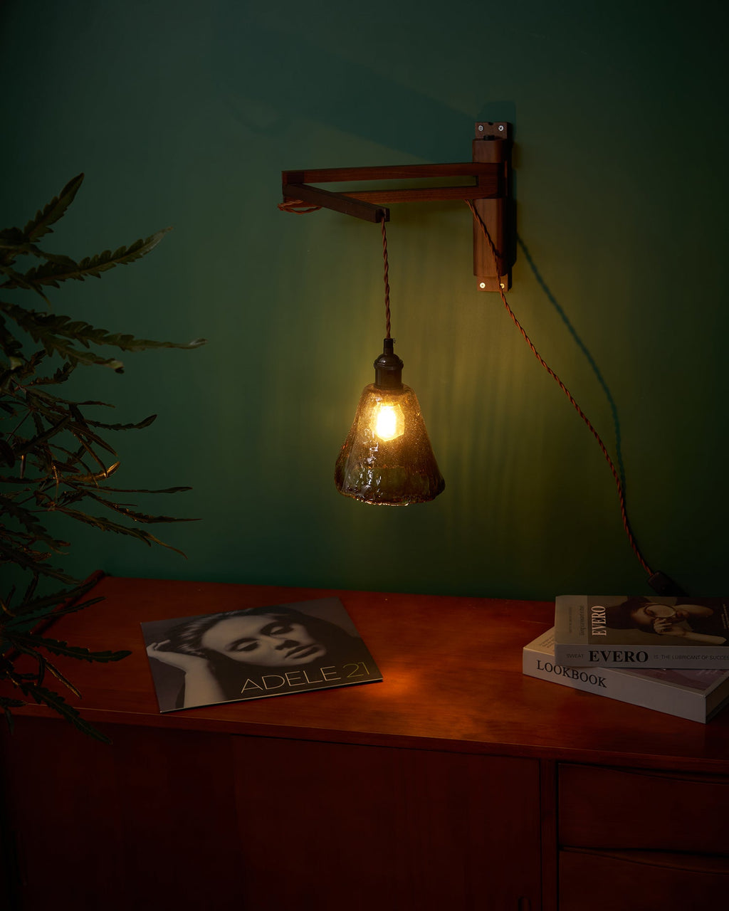 Rigale Plug In Glass Wall Lamp — product view 20