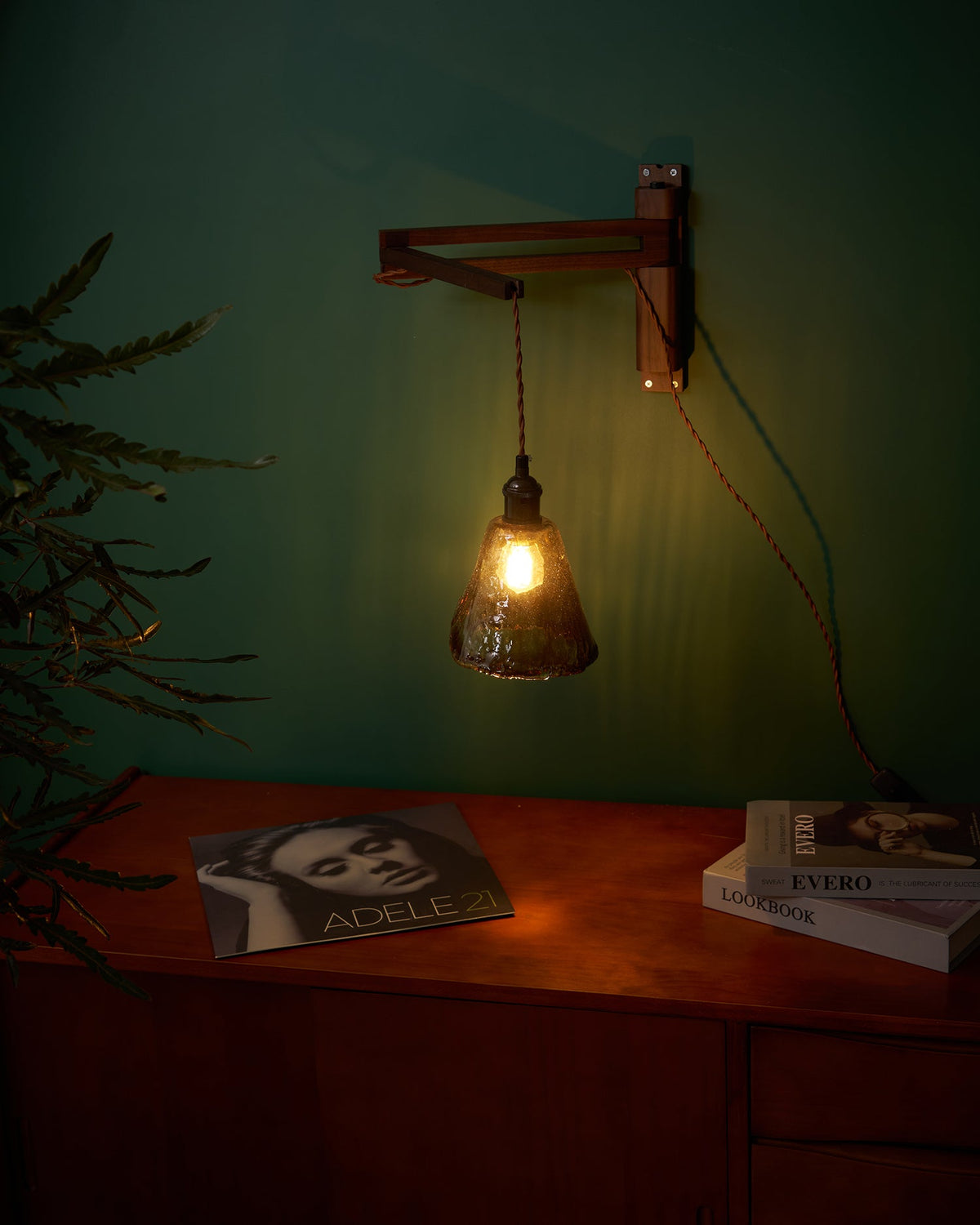 Rigale Plug In Glass Wall Lamp — product view 20