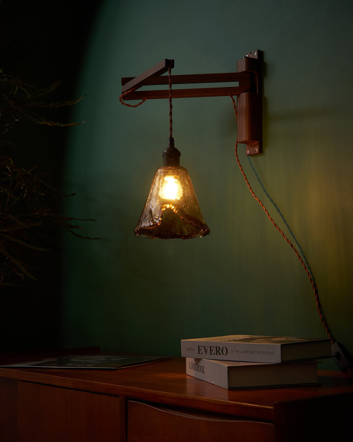 Rigale Plug In Glass Wall Lamp — product view 22