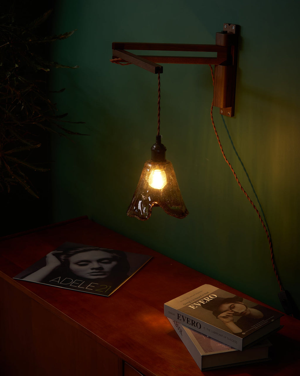 Rigale Plug In Glass Wall Lamp — product view 9