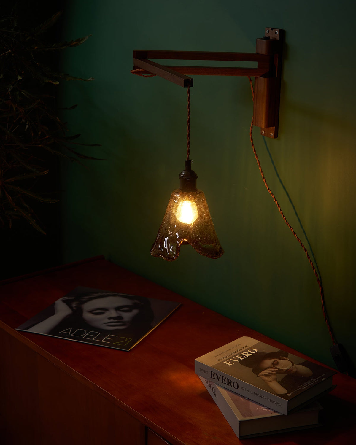Rigale Plug In Glass Wall Lamp — product view 9