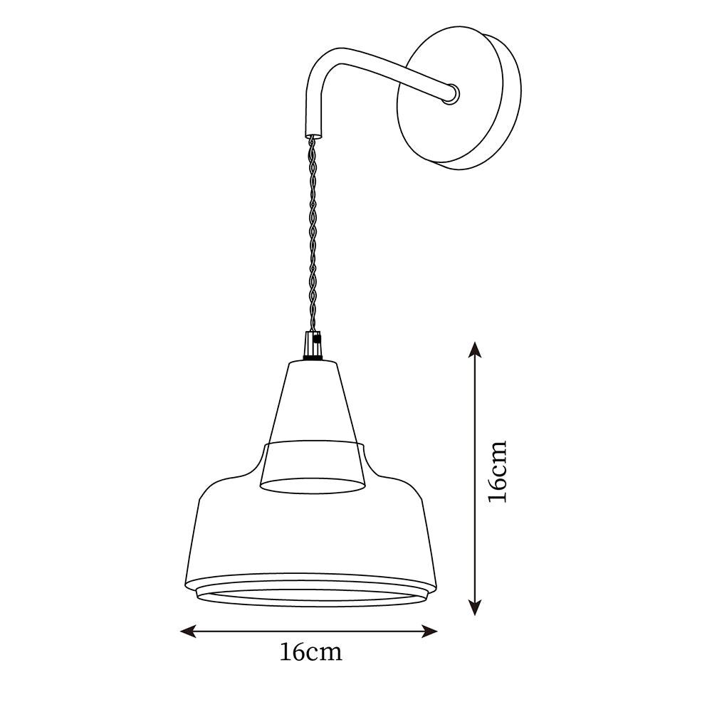 Rockford Glass Wall Lamp — product view 5