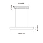 Rolde Linear Travertine Chandelier — product view 5