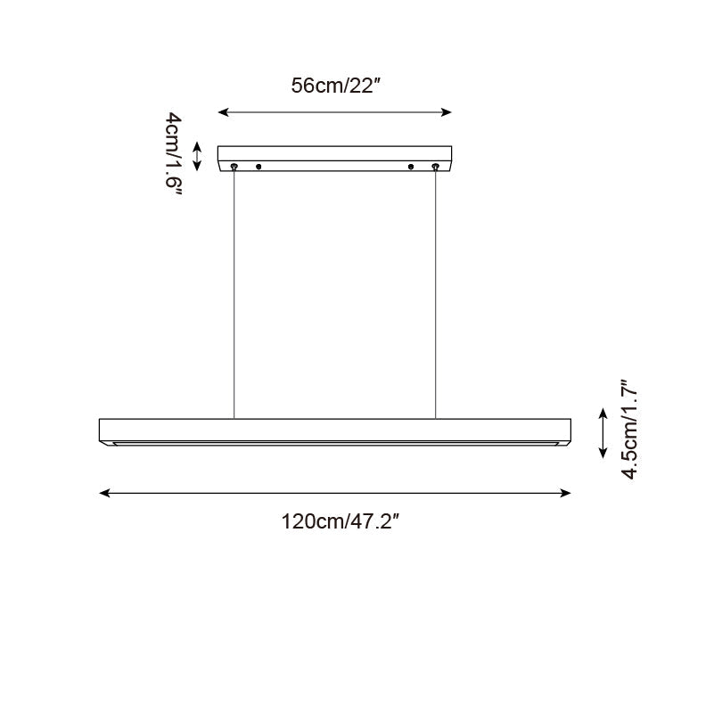 Rolde Linear Travertine Chandelier — product view 7