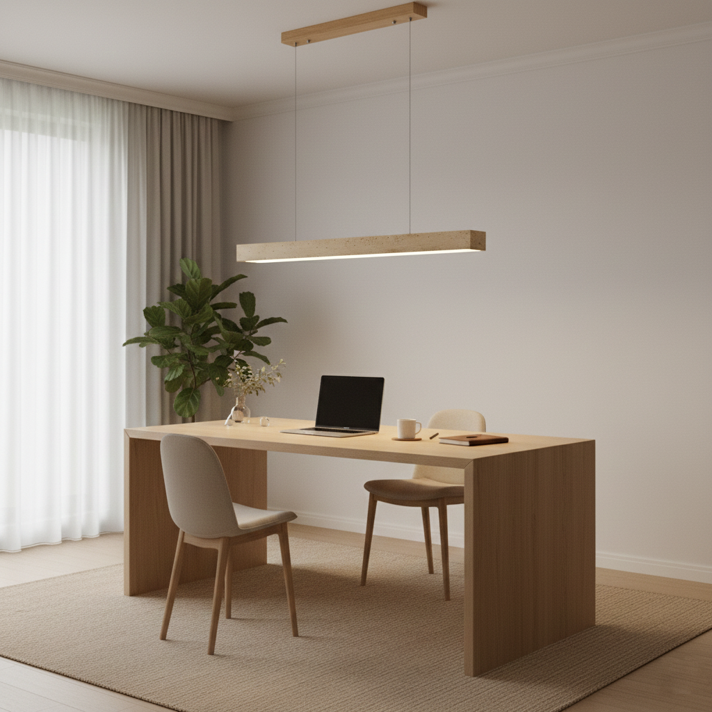 Rolde Linear Travertine Chandelier — product view 13