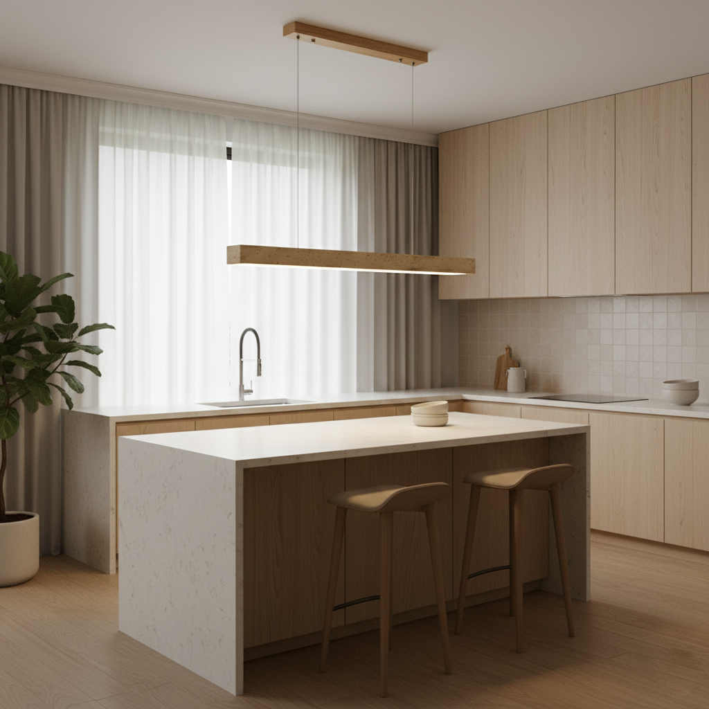 Rolde Linear Travertine Chandelier — product view 12