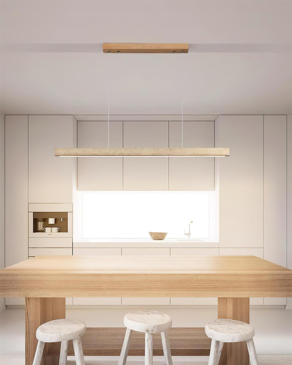 Rolde Linear Travertine Chandelier — product view 17