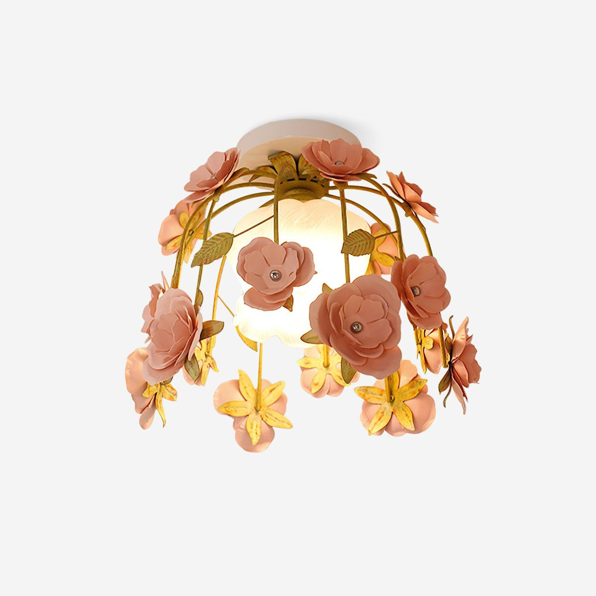 Romantische Flowers Glass Ceiling Light — product view 14