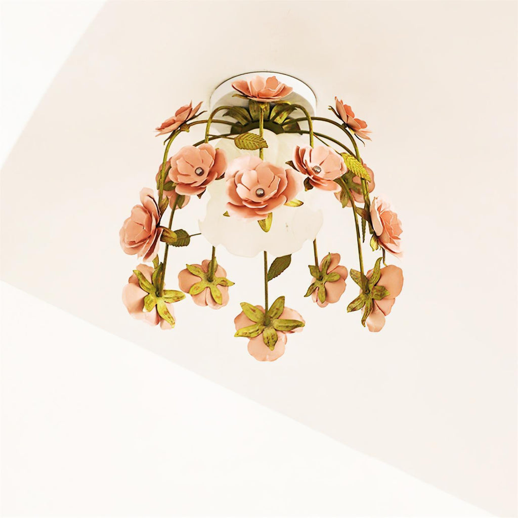 Romantische Flowers Glass Ceiling Light — product view 13